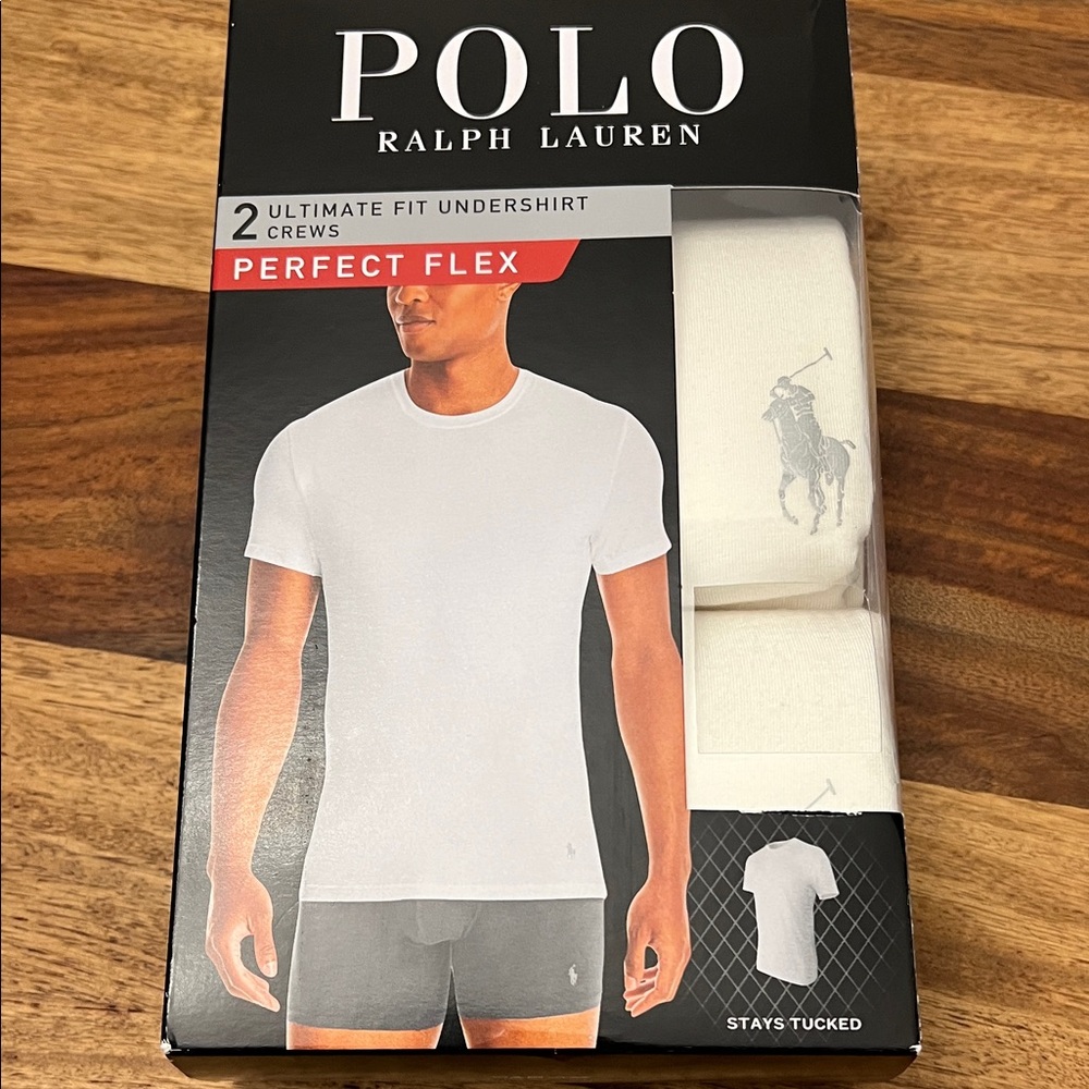 Polo Ralph Lauren Perfect Flex White Tee 2 pack